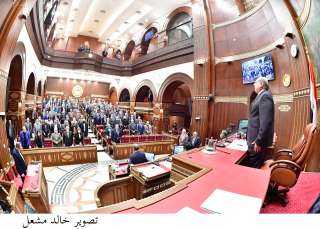 بالصور: جلسة مجلس الشيوخ برئاسة المستشار عبد الوهاب عبد الرزاق --تصوير خالد مشعل